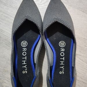Rothy's Women's Gray and Blue Loafers